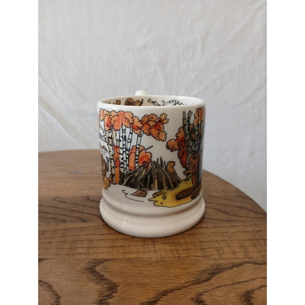 Emma bridgewater in the woods 1/2 pint mug stoke on Trent England coffee tea mug